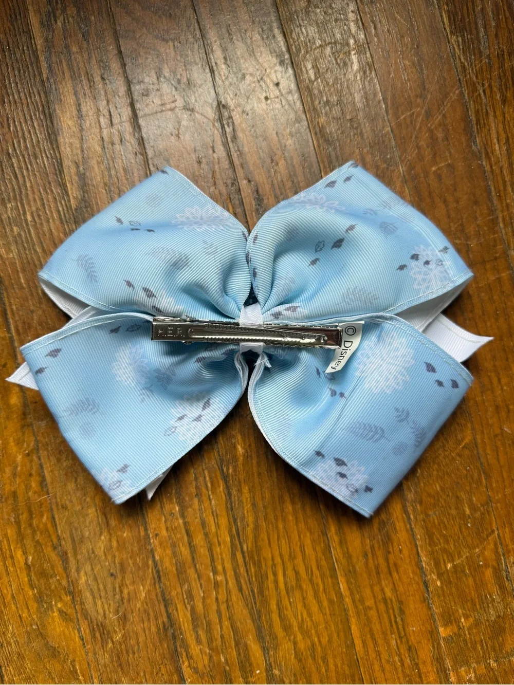 Disney Light Blue Frozen Anna & Elsa Embellished Bow